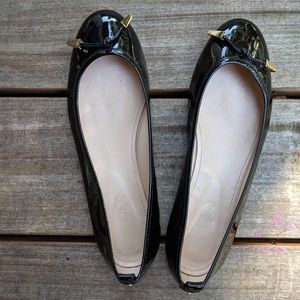 Tod's black patent leather!